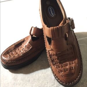 Brown vintage style shoes